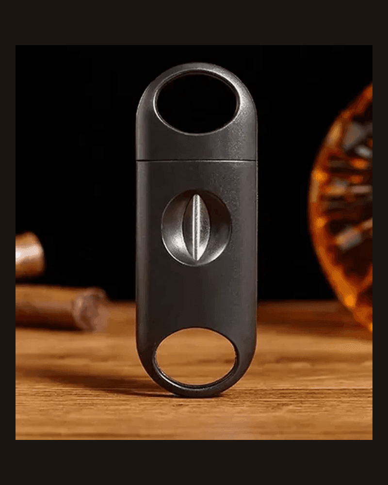 Cortador con cuchilla en V — doble hoja en acero inoxidable, hasta cepo 56