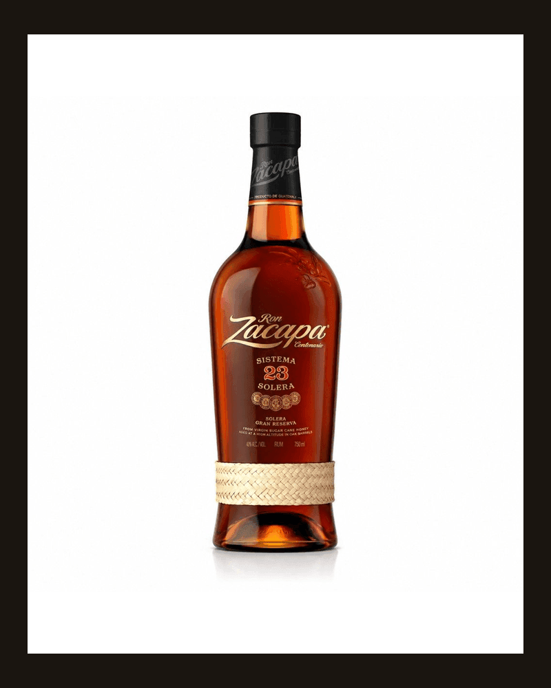 Ron Zacapa 23 Centenario — botella 750 ml con petate