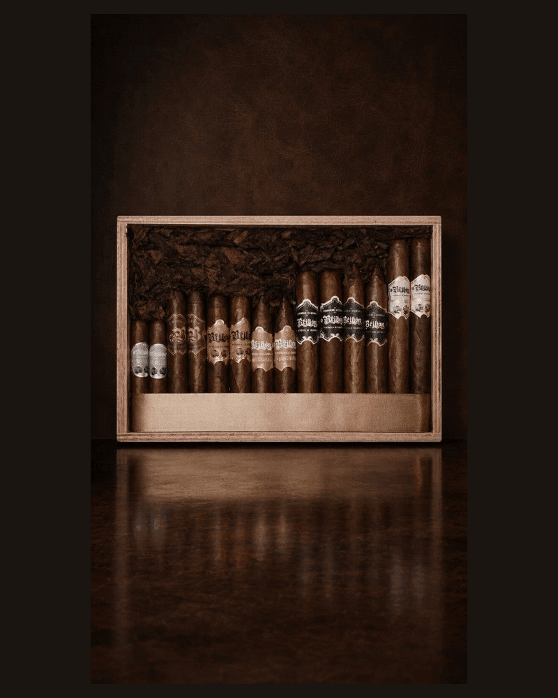 Bribón Sampler Pack x 14 — caja de madera con catorce cigarros