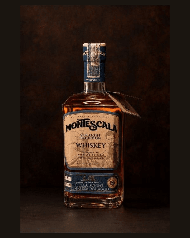 Montescala Straight Bourbon Whiskey Single Barrel — botella 750 ml