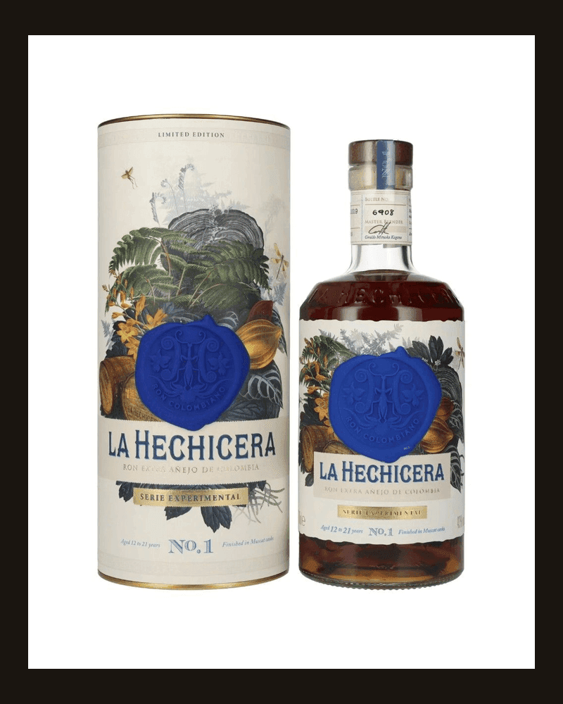 La Hechicera Experimental No.1 — botella y estuche