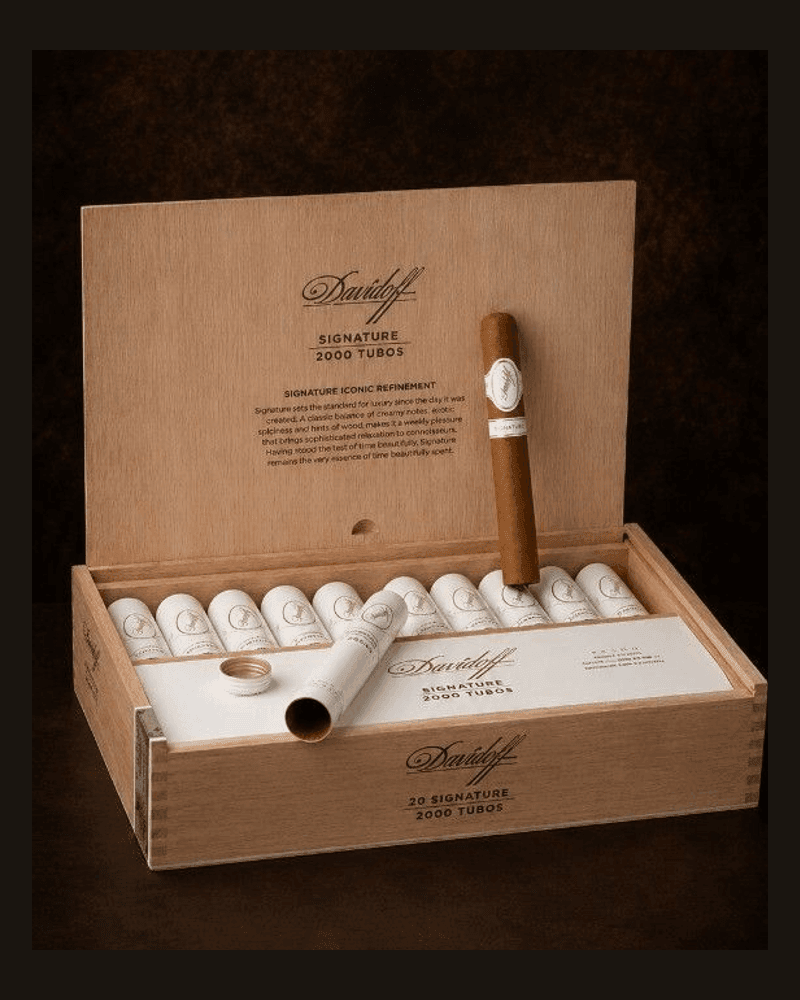 Davidoff Signature 2000 Tubos — caja abierta