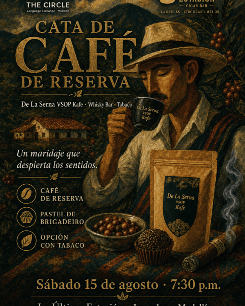 Imagen del evento Cata de Café de Reserva · De La Serna VSOP Kafe · Café + Brigadeiro