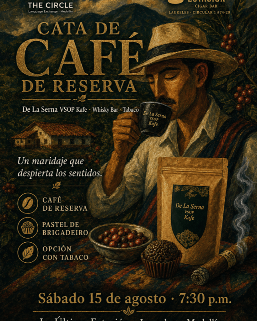 Imagen del evento Cata de Café de Reserva · De La Serna VSOP Kafe · Café + Brigadeiro